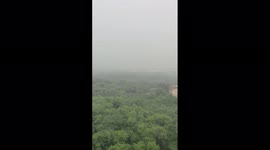 India: Low Visibility Due To Bad Air Quality After Fireworks On Diwali Day 3