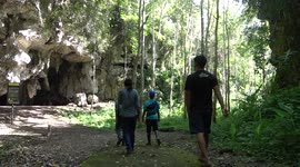 The location of the discovery of the oldest modern human skeleton in the world, Hominini Denisova, in Leang Panninge, Maros Regency, South Sulawesi