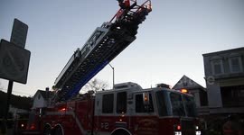 Structural collapse, South Oak Street, Mount Carmel, Pa, Drone 20211104