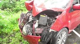 2 Injured in an accident in Sorsogon, Philippines