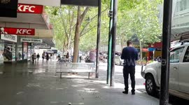 Kill the Bill protest heading to parliament, Melbourne, Australia