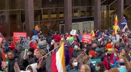 Tens of thousands march for Glasgow's biggest COP26 protest