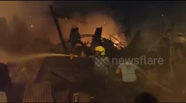 Huge fire in Mira Bhayandar, India