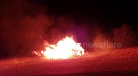 The Bonfire was warming us up before the fireworks took off to the sky