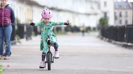 Meet the gifted 4-year-old who learned to UNICYCLE over lockdown