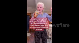 Albino woman, 19, becomes TikTok star thanks to VIOLET-COLOURED EYES – with users comparing her to 'supernatural being'.