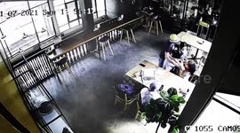 British tourist 'bodyslams Thai woman during scuffle at coffee shop'