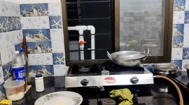 A Indian lady was shocked after a live FROG sitted out of kitchen window