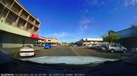 Only in Africa - Driving a forklift down a public road