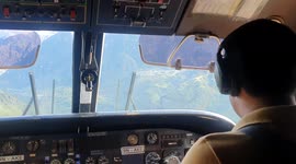 Lukla Airport Landing | Cockpit view 2019
