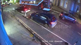 Ambulance on 999 call is stalled in traffic - because of a car getting stuck in cycle lane
