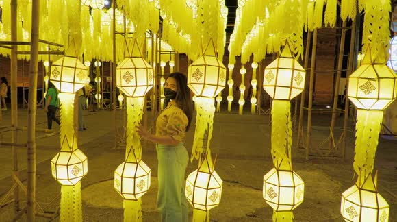Thailand opens up to international tourists at Chiang Mai Festival of Lights