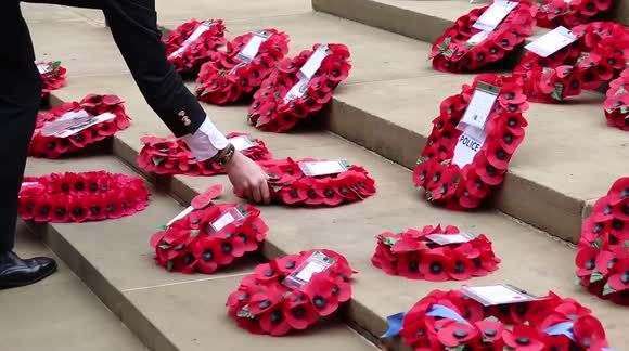 Large crowds attend Manchester Remembrance Sunday ceremony