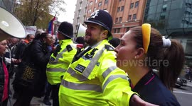 Protest against US intervention in Cuba , London, UK