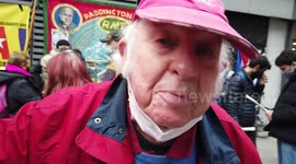 Protest to stop the American intervention, the attacks of socialism