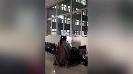 'Enlightened' student straps lamp to her hair to study for postgrad exam in China