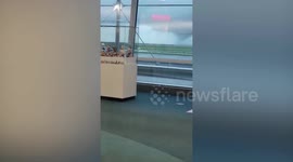 Huge waterspout tornado forms near Vancouver International Airport