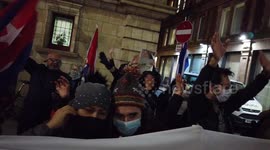 Cuban resistance rally against the blockade of Cuba in London