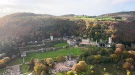 Set for 'I'm a Celebrity' nears completion at Gwyrch Castle with large 'jail towers' spotted