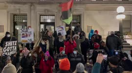 Protesters gather to mourn those shot by Rittenhouse amid jury deliberations