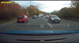 Original dashcam footage linked to Tiktok video uploaded previously.