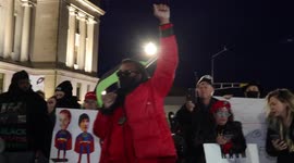 March in Kenosha Wisconsin taking to the Streets lead by Justin Blake
