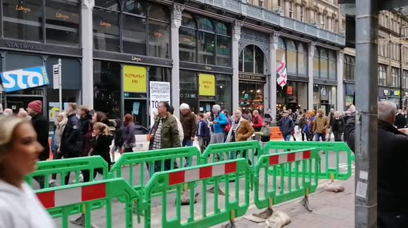 Anti COVID Passport Protest in Manchester