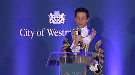 The Lord Mayor of Westminster Andrew Smith extends thanks to partners, sponsors and nominees of Active Westminster Awards 2021