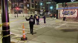 Police cordon off Waukesha street after fatal incident at holiday parade