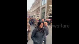 Thousands join World Wide Rally for Freedom in London, UK