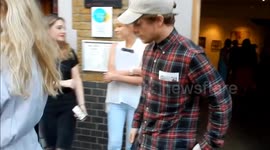 Alfie Allen and Jaime Winstone leave event together