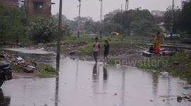 Heavy rain in Ahmedabad