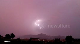 Basque country hit by lightning storm
