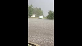 Hail/rainstorm Calgary, AB Aug 5/15