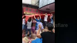 Cool local rescue team in China