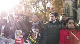 The Bangladeshi community protest for Khaleda Zia is a Bangladeshi request to the British government to interfere of Bangladesh politic