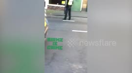 UK suspect throws massive stash of cannabis from window as police officers stood outside