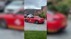 Father converts his sports car into Ghostbusters-themed racer for film-mad son