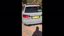 Brand new Audi RS3 launching sound ( owner @_.king.greaver._ )