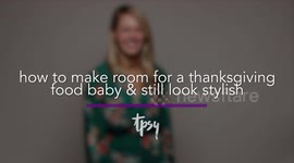 Stay fly even with your Thanksgiving 'food baby'