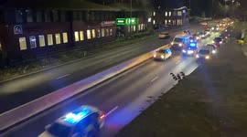 Traffic clears for emergency services for Hull factory fire