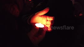'Refugees welcome': Vigil outside Home Office for the 27 drowned crossing the English Channel