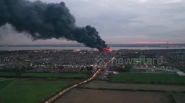 Hessle plastic factory fire and smoke plumes seen across Hull