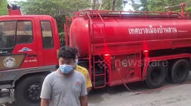 Five pet dogs rescued from house fire in Thailand