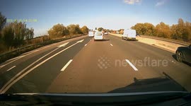 Another idiot on motorway,last minute turn off nearly takes my front bumper off