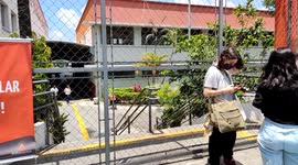 Participants of the Enem - National High School Examination in Sao Paolo, Brazil