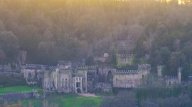 Smoke rises from Gwrych Castle as I'm A Celebrity returns to air tonight