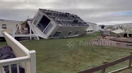 Damage made by Storm Arwen in Berwick