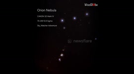 'SPELLBINDING close-up shot of the Orion Nebula taken from Iran 

'