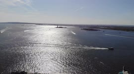 Climate Strike NYC with Greta Thunberg BATTERY PARK EXCLUSIVE 4K DRONE FOOTAGE September 20th, 2019 (Clip 2, Part 2)